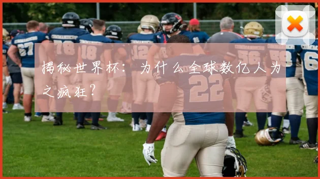 揭秘世界杯:为什么全球数亿人为之疯狂?